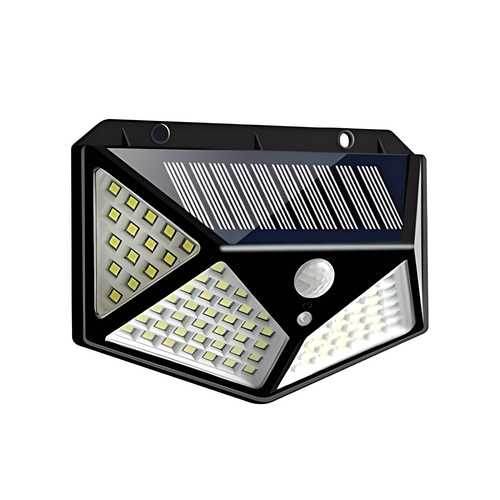 Latest Solar Lights for Garden 100 LED Motion Sensor Security Lamp for Home,Outdoors Pathways | Bright Solar Wireless Security Motion Sensor 100 Led Night Light (100 LED) - NARIX INDIA