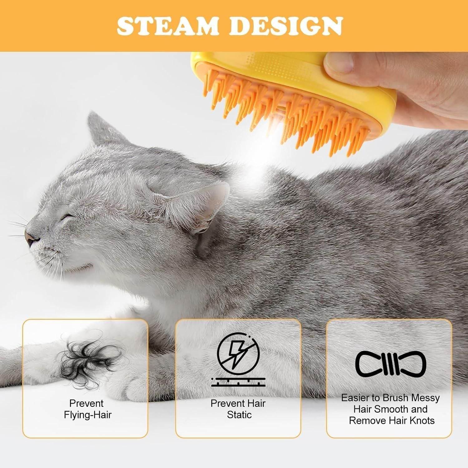 Steaming Pet Hairbrush - NARIX INDIA