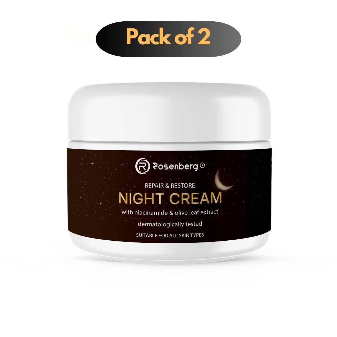 Repair and Restore Night Cream 100 gm Pack of 2 - NARIX INDIA