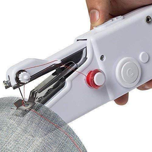 Stitch Handheld Cordless Portable White Sewing Machine - NARIX INDIA