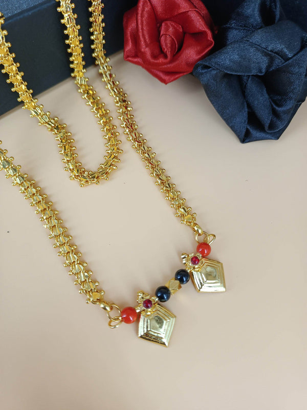 Beautiful Gold Plated Mangalsutra - NARIX INDIA