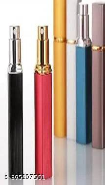 ALLDAYPROVISION 12ml Perfume Refill Bottle Refillable Perfume Bottle Mini Travel Empty Glass Spray Bottle with Perfume Extractor Pump,Funnel (Random color) - NARIX INDIA