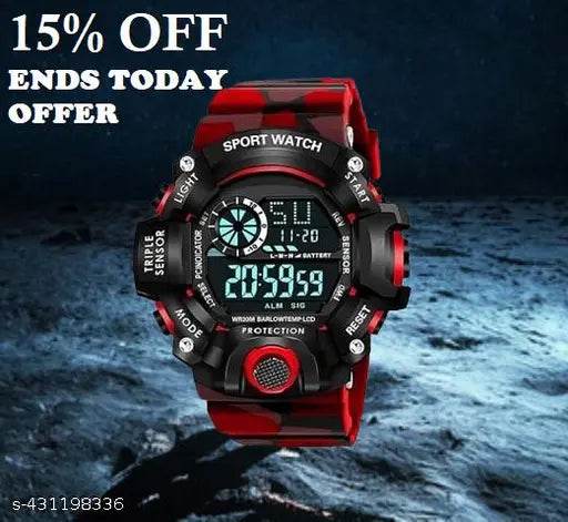 Sports Watchs Multi Function Durable Latest Premium Fashion Boys watch Digital Watch - For BoysAnalog watches,Sports watches,Chronograph watches,Waterproof watches,Military-style watches - NARIX INDIA