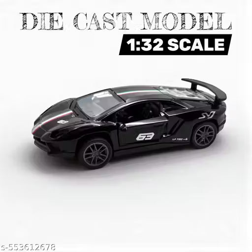 The Flyers Bay 1:32 Scale DieCast Metal Pull-Back Action Openable Doors Light and Music Lamborghini Premium Car - NARIX INDIA