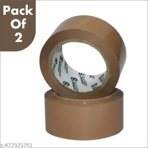 Brown Packaging Tape For Boxes, Parcels And Ecommerce Packing Safe And Secure Tape 2 inch X 50 meter (Pack Of 2) - NARIX INDIA