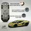 Exclusive Alloy Metal Car Toy Die-cast Model Car 1:32 Scale Pull Back Toy Vehicle with Openable Doors & Light Engine Sound Realistic Collectible Boys Kids (Pack of 1) - NARIX INDIA 