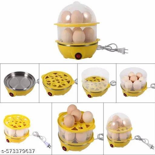 Egg Cutter & Egg Boiler/Egg Poacher/14- Egg Cooker/Electric Egg Boiler/Egg Steamer/Home Machine Egg Boiler with Egg Tray |Egg Cooker Microwave |Egg Cooker Boiler - NARIX INDIA 