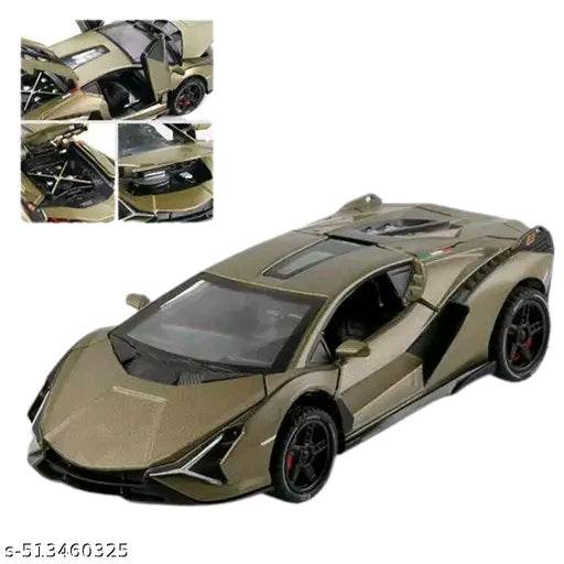 Olive Green Lamborghini Car - NARIX INDIA 