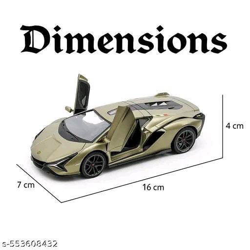 Olive Green Lamborghini Car - NARIX INDIA 