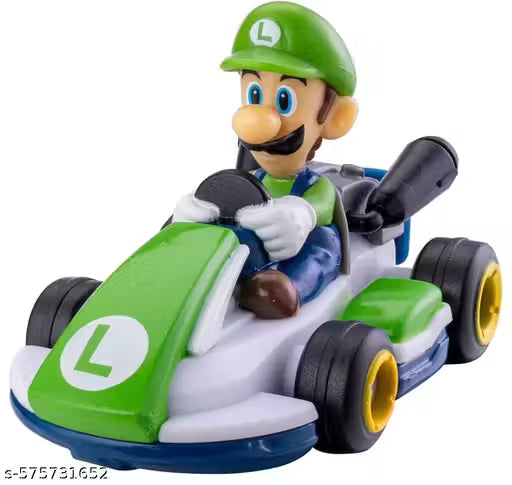 New Luigi Racing Car Best Toy For Kids and Pull Back Car Smooth Riding - NARIX INDIA 