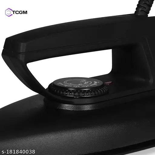 TCGM Coral Dry iron with indicator | Automatic Adjustable| Long Wire ( black) 750 W Dry Iron - NARIX INDIA 