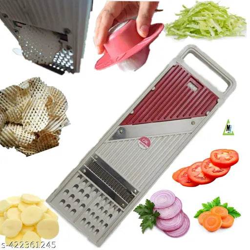 Multifunctional Vegetable Cutter & Chopper - Mandoline Slicer, Onion Chopper, Potato Chips Cutter - NARIX INDIA 