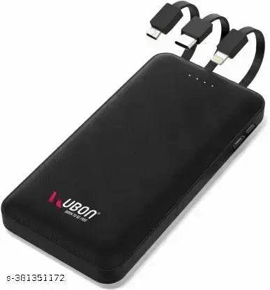 Ubon 10000 mAh Power Bank (10 W, Fast Charging) (Black, Lithium Polymer) PBX-31 - NARIX INDIA 