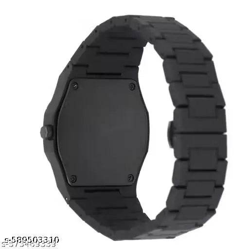 Men's Watch with Arabic Numerals Matte Black Minimalists Analoge Watch | Trending Wristwatch - NARIX INDIA 
