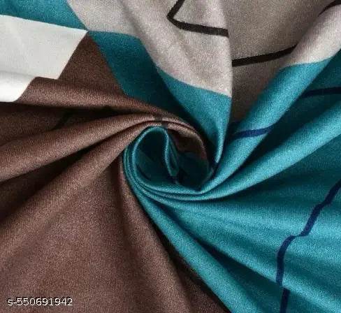 SWAMI ENTERPRISES,ATTRACTIVE SUMER COTTON FEEL FITTIED BEDSHEET SIZE 78X72,2 PILLOW COVER 17X27. - NARIX INDIA 