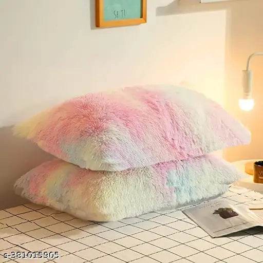 Catchyx Cart Rectangle Pillow Cover Cushion Cover Pack of 2 MULTICOLOR - NARIX INDIA 