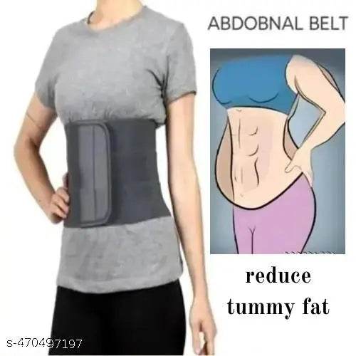 Abdominal Belt After Delivery For Tummy Reduction, Lumbo Sacral, Lower Back Brace provides Back Pain Relief - Breathable Belt for Men and Women (Grey) - NARIX INDIA 