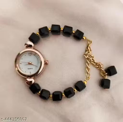 New Design crystals beads trending korean watch || Women Watch || watch for girls || girls watch - NARIX INDIA 