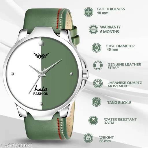 Stylish Watch | Minimalist | Premium | Genuine Leather Strap Analog Watch - NARIX INDIA 