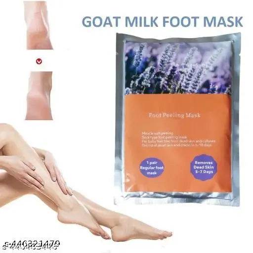 Foot Peel Mask Lavender Pack of 1 | Exfoliating Foot Mask for Baby Soft Feet | Hydrates Feet Peeling Mask for Removes Dry Dead Skin,Cracked Heels &amp;Calluses - NARIX INDIA 