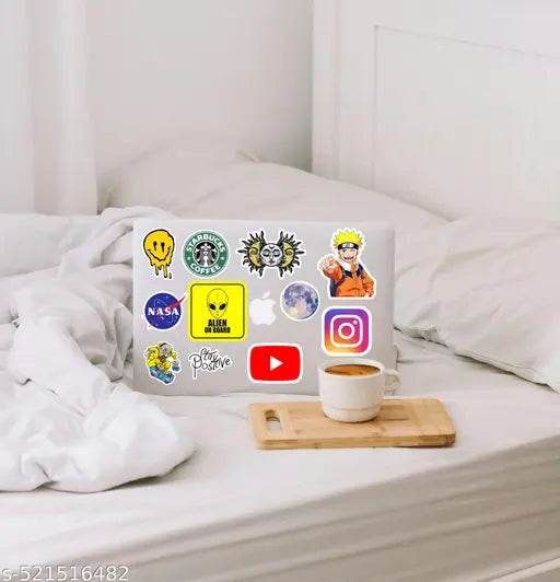 Aesthetic Stickers 52 PCS VSCO Aesthetic Vinyl Cute Asthetic Stickers for Journaling,Water Bottle Sticker Pack for Teens Girls Kids - NARIX INDIA 