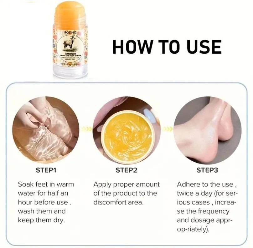 Hand & Foot Roll On for Roughness & Dryness 40gm - NARIX INDIA 