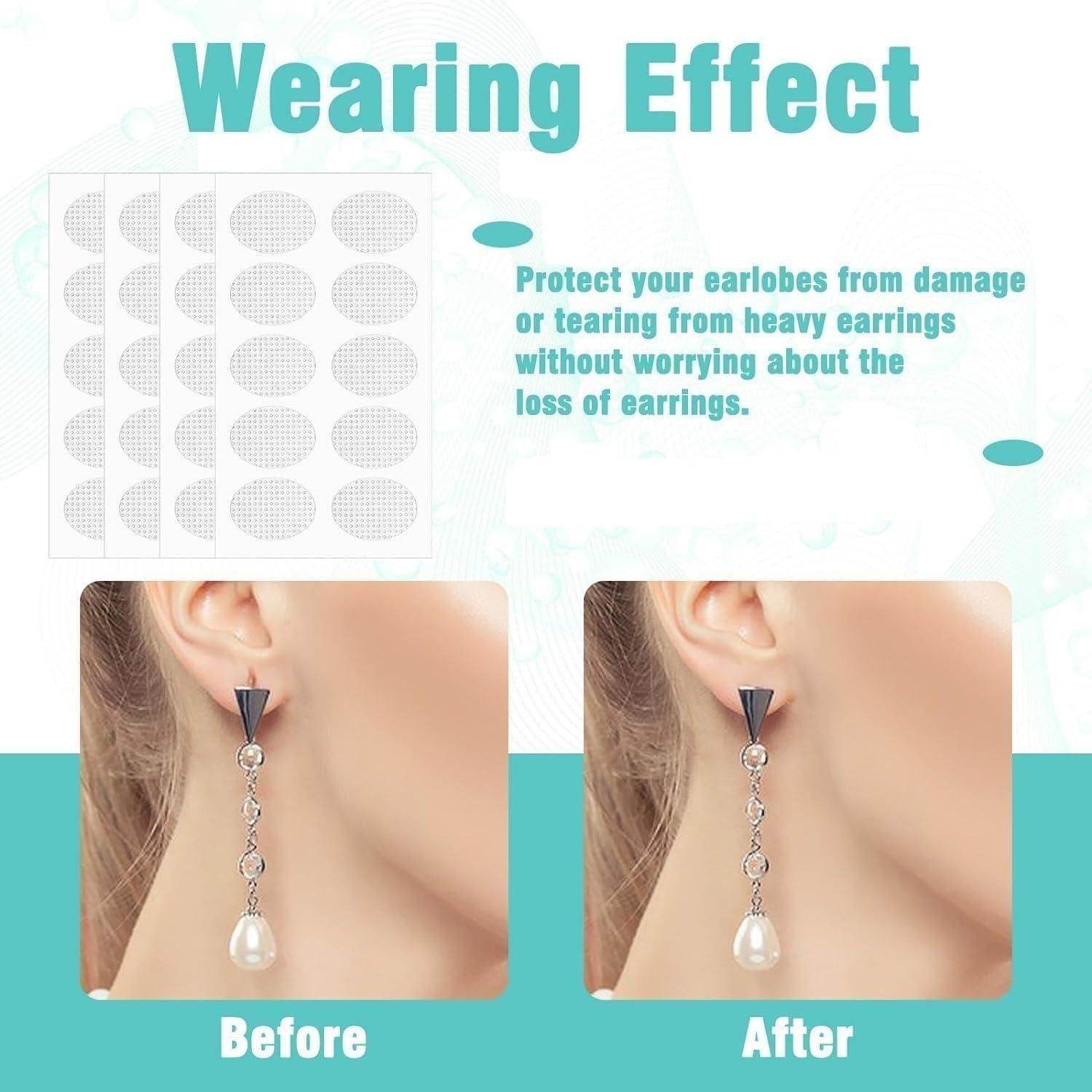 Premium Earlobe Support Patches (100 PCS) - NARIX INDIA 