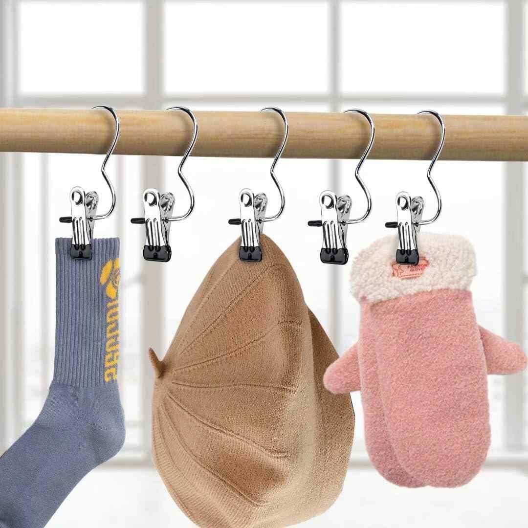 Laundry Hook Boot Hanging Hold Clips Pack of 10 - NARIX INDIA 