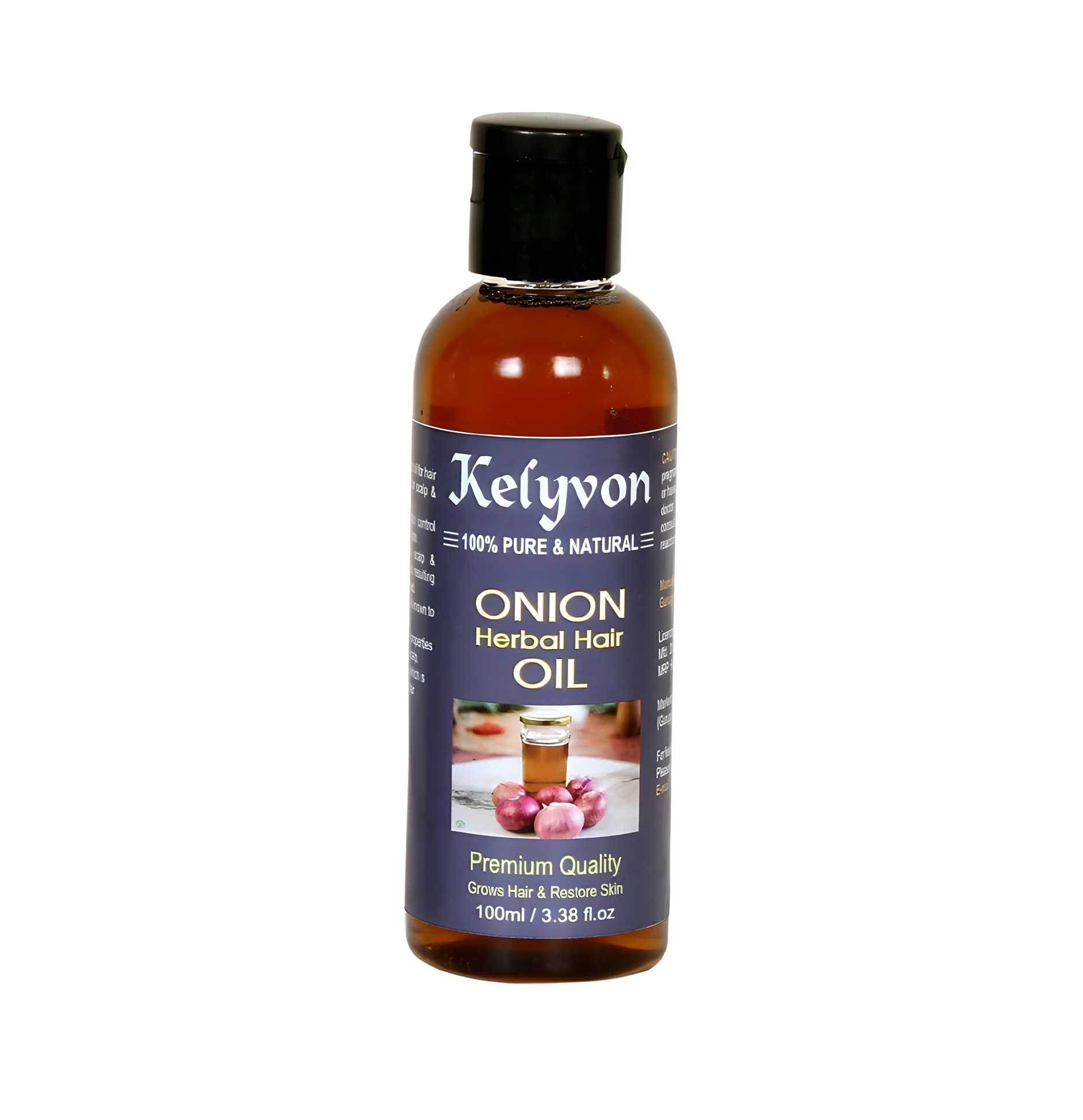 Kelyvon Herbal Onion Oil 100ml - NARIX INDIA 