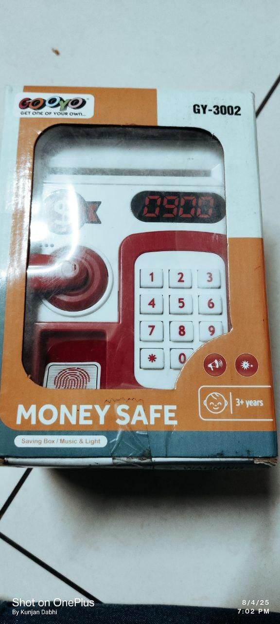 Money Bank for Kids with Fingerprint Sensor - NARIX INDIA 