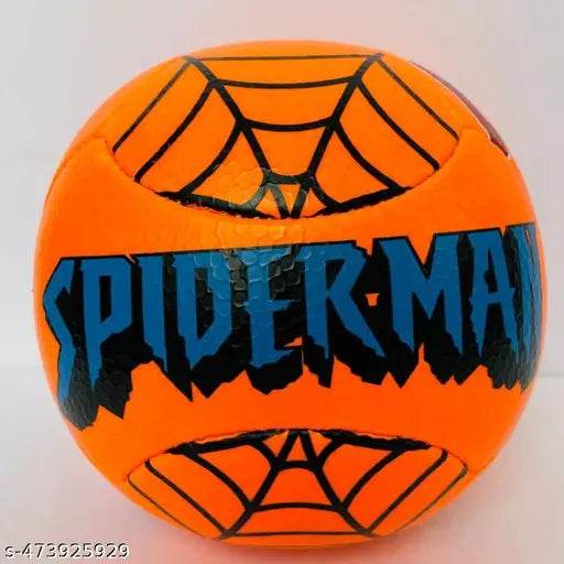 Pvc Orange Spider Man Kids Football || With Pump & pin Size-3, - NARIX INDIA 