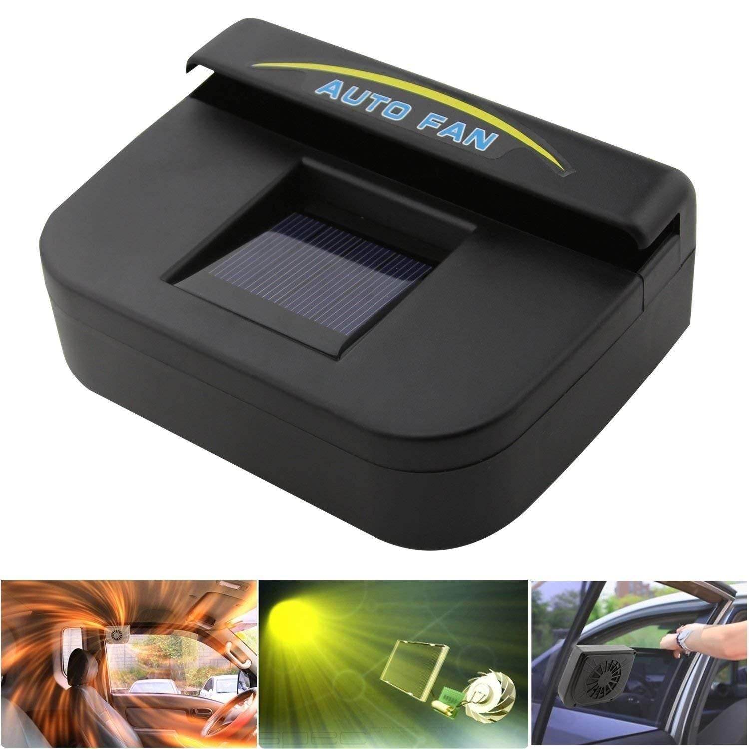 Solar Sun Power Car Auto Air Vent Cool Fan - NARIX INDIA 