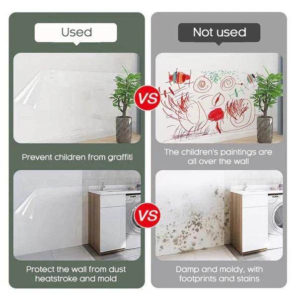 Self- Adhesive Transparent Electrostatic Wall Protection Film Buy 1 Get 1 Free - NARIX INDIA 