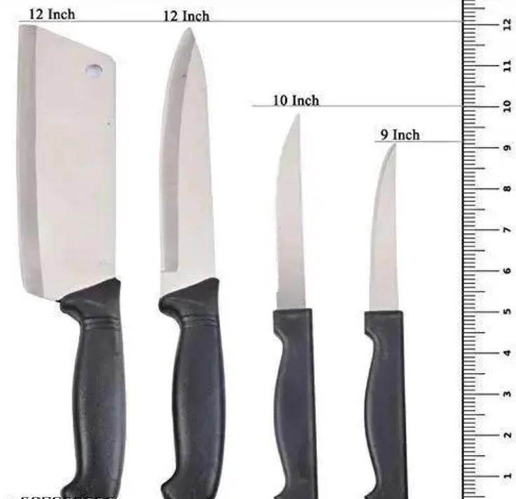 Wooden Chopping Board With 5-Pcs Knife Set - NARIX INDIA 