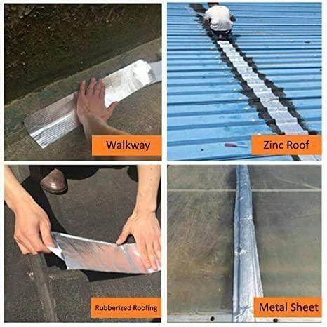 Aluminium Foil Waterproof Sealan Foil Tape (Pack of 2) - NARIX INDIA 