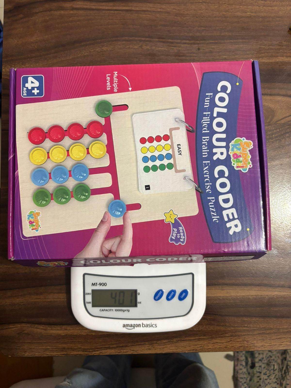 Colour Coder - Kids Montessori Slide Puzzle Game Color & Pattern Matching Learning Toys for Kids - NARIX INDIA 