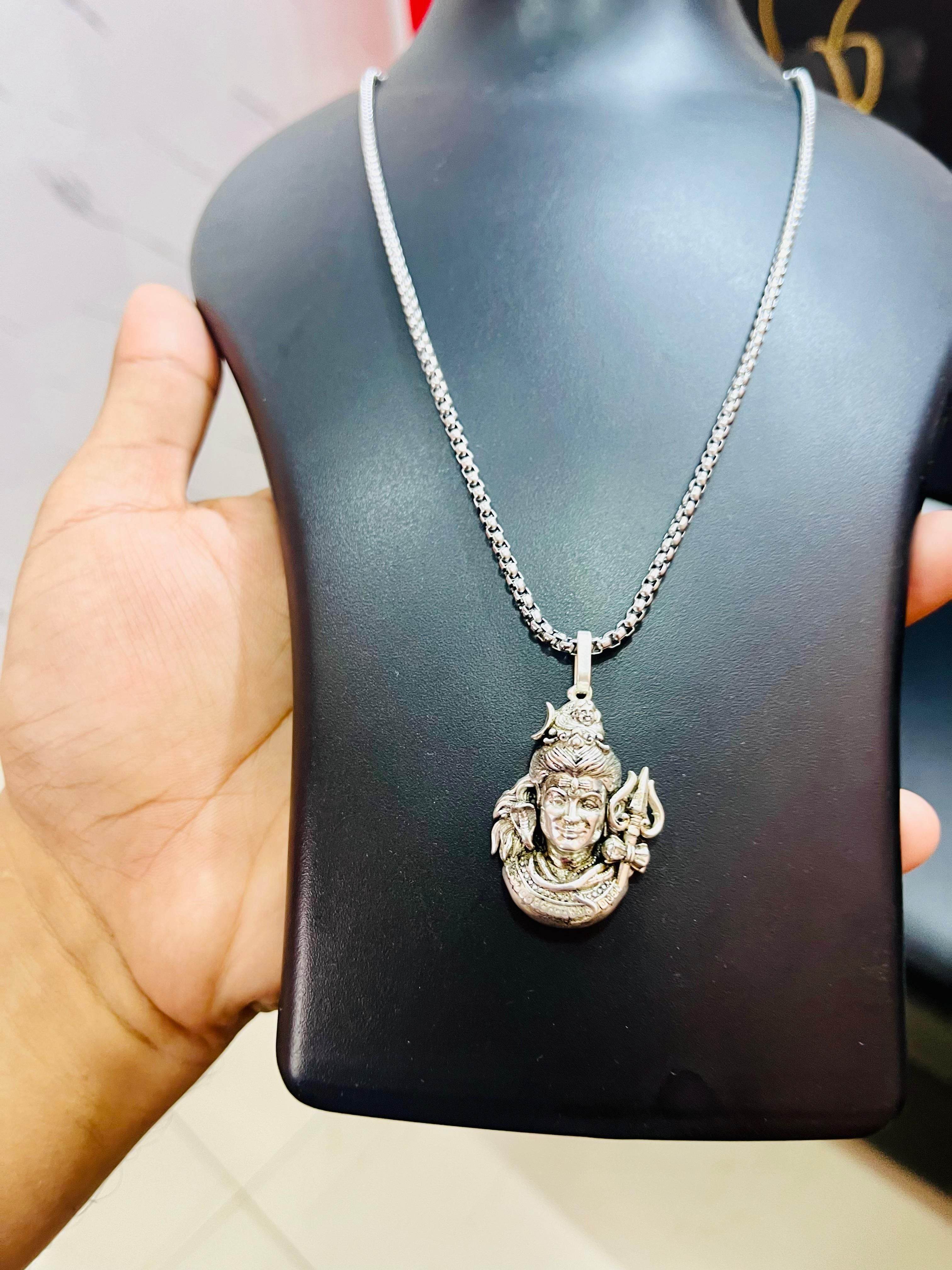 Lord Mahadev Premium Pendant Chain - NARIX INDIA 