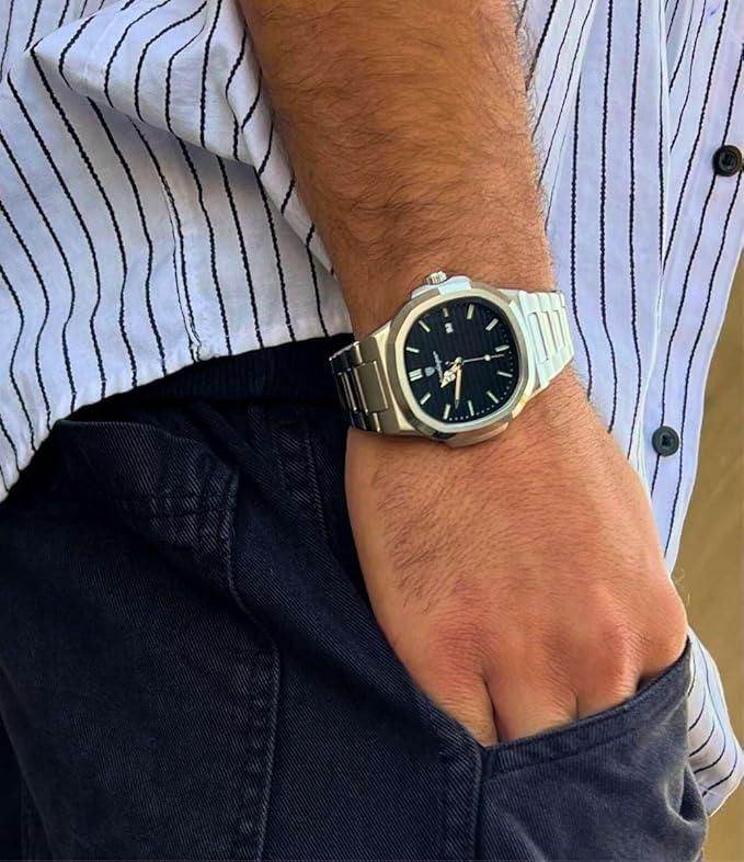 Luxury Stainless Steel Watch - NARIX INDIA 