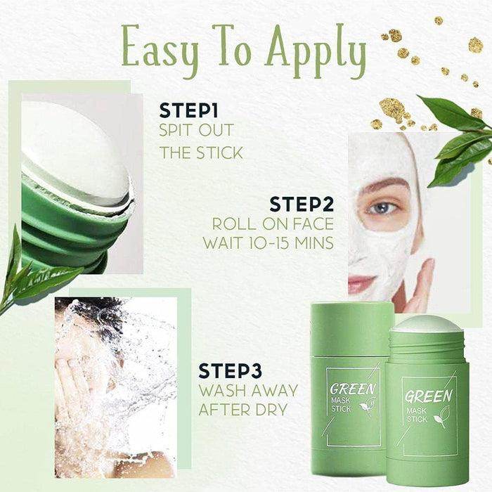 Green Tea Purifying Clay Stick Mask - NARIX INDIA 