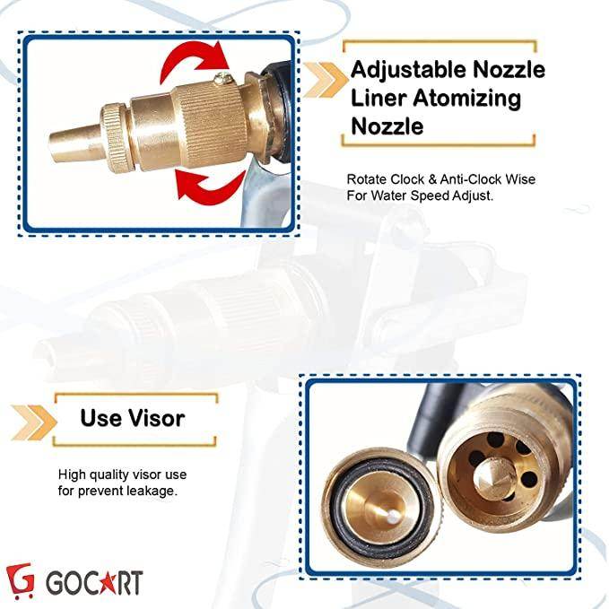 Metal Trigger Brass Nozzle Water Spray Gun - NARIX INDIA 