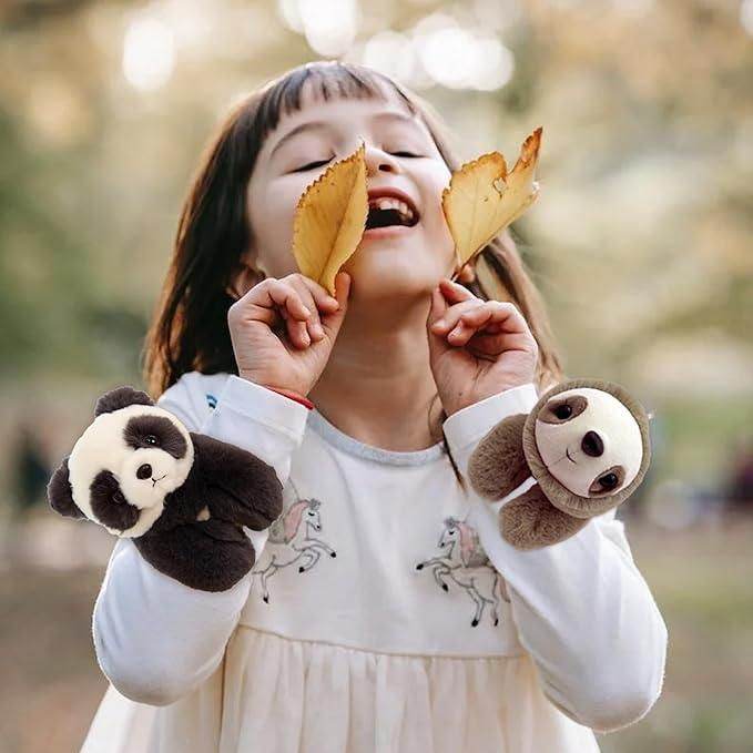 Unisex Stuffed Animal Slap Bracelets Plush Panda - NARIX INDIA 
