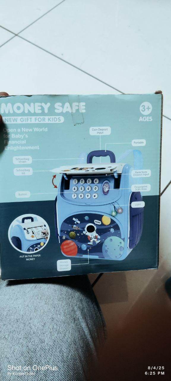 Modern Money Safe Musical Piggy Bank Toy for Kids and Adults - NARIX INDIA 