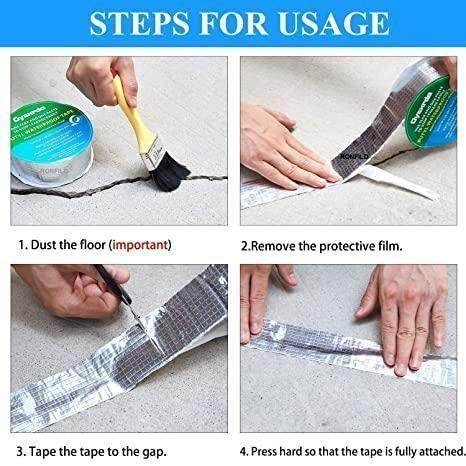 Aluminium Foil Waterproof Sealan Foil Tape (Pack of 2) - NARIX INDIA 