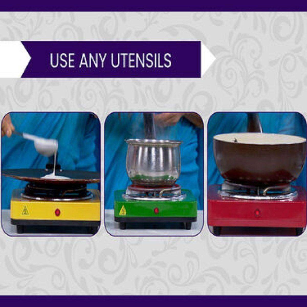 Flameless Electric Cooking Stove (Muticolor) - NARIX INDIA 