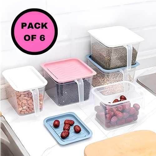 Unbreakable kitchen storage Basket (Pack of 6) - NARIX INDIA 