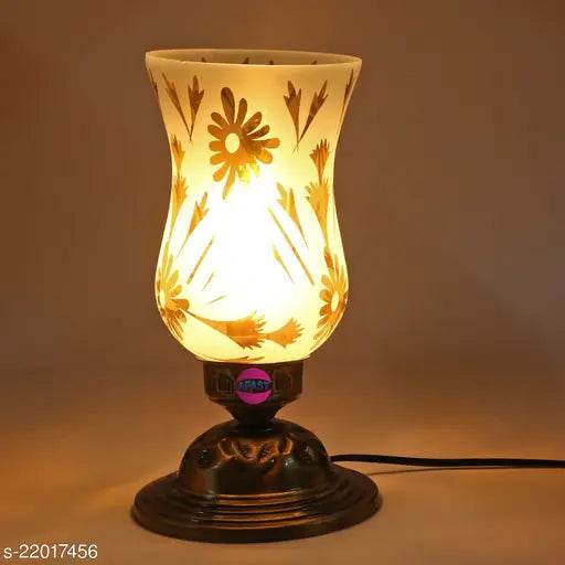 Afast New Stylish Designer Decorative Metal Table Lamp With Hand Decorative Colorful Glass Shade For Magical Lighting Effect - NARIX INDIA 