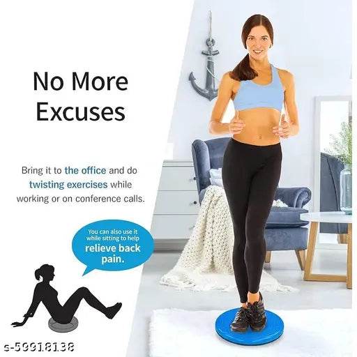 Gjshop Tummy Twister, Tummy Trimmer, Abs Roller & Shaper for Women & Men, Exercise Machine with Non-Slip Surface, Ideal Equipment for Home Workouts - NARIX INDIA 