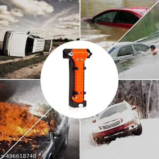 Car Accessrise Emergency Seat Belt Cutter and Window Hammer - NARIX INDIA 
