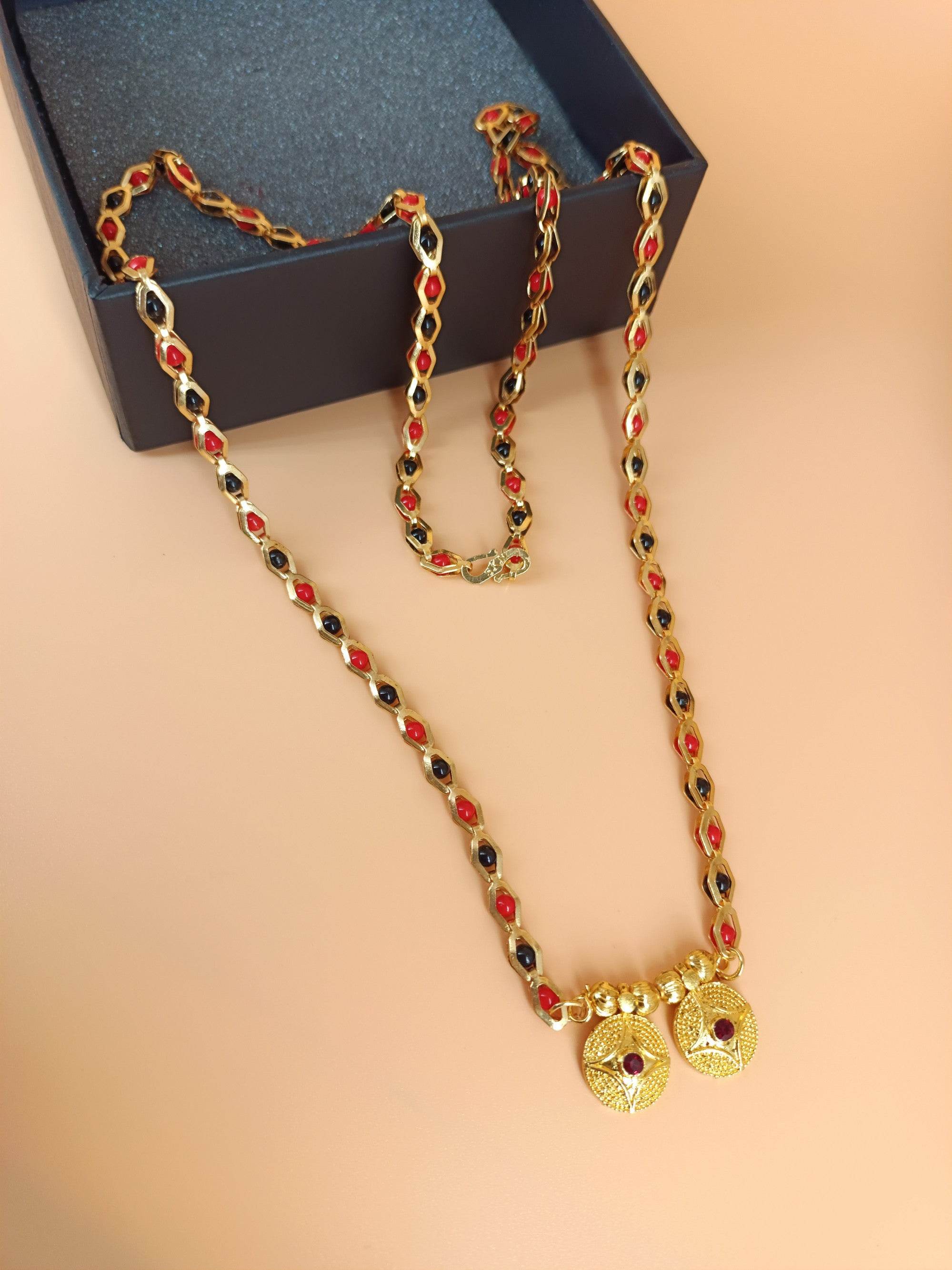 Beautiful Gold Plated Mangalsutra - NARIX INDIA 