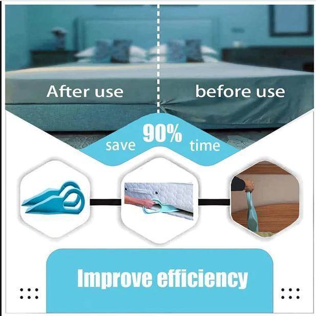 Mattress Lifter Bed Making & Change Bed Sheets Instantly helping Tool ( 2 pc ) - NARIX INDIA 